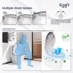 No-electric model, Silent and Soft Close Seat. Antibacterial Seat(No Electric)