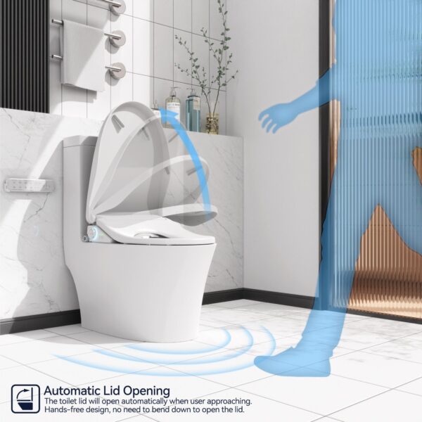COZY Smart Bidet Seat | Auto Lid, Occupancy Sensor & Remote Control