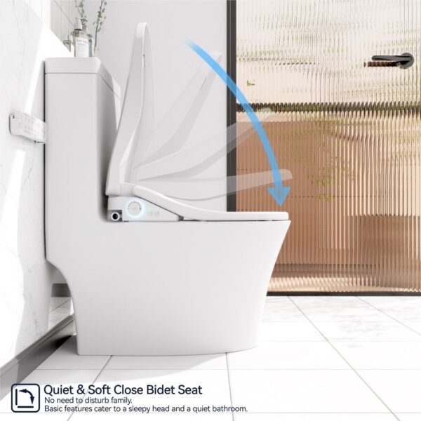 COZY Smart Bidet Seat | Auto Lid, Occupancy Sensor & Remote Control