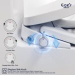 COZY Smart Bidet Seat | Heated, Front & Rear Wash, Deodorizer