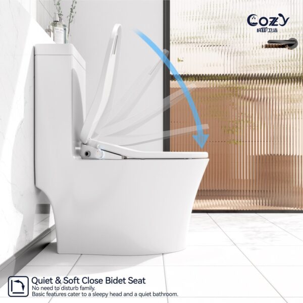 COZY Smart Bidet Seat | Heated, Front & Rear Wash, Deodorizer