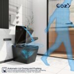 COZY Square Smart Toilet | Foot Sensor, Auto Flush, Tankless & Instant Heat
