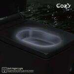 COZY Square Smart Toilet | Foot Sensor, Auto Flush, Tankless & Instant Heat