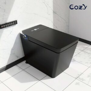 COZY Square Smart Toilet | Foot Sensor, Auto Flush, Tankless & Instant Heat