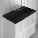 Royo Cairo 24" Ceramic Washbasin Matt Black