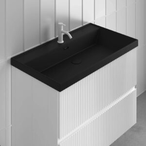 Royo Cairo 24" Ceramic Washbasin Matt Black