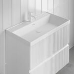 Royo Cairo 24" Ceramic Washbasin Matt White