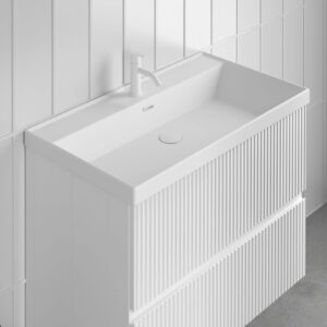 Royo Cairo 24" Ceramic Washbasin Matt White