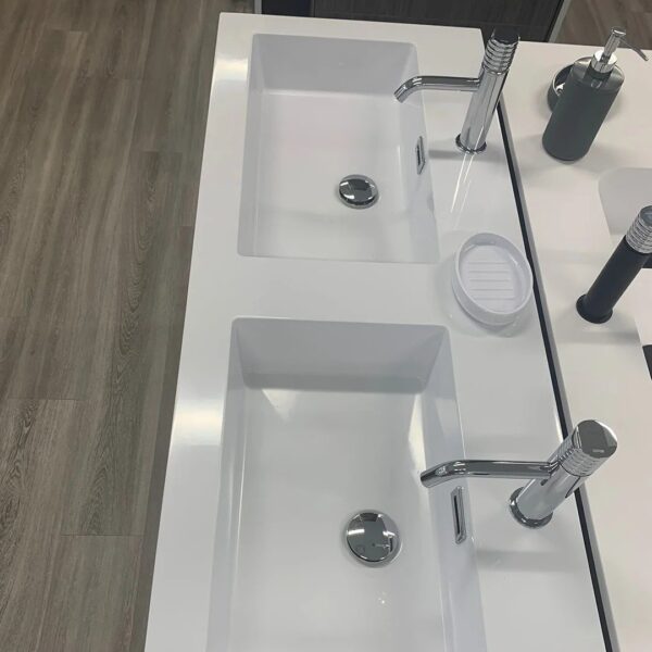 Royo Bari 48" Gel Coat Washbasin - 2 Bowls
